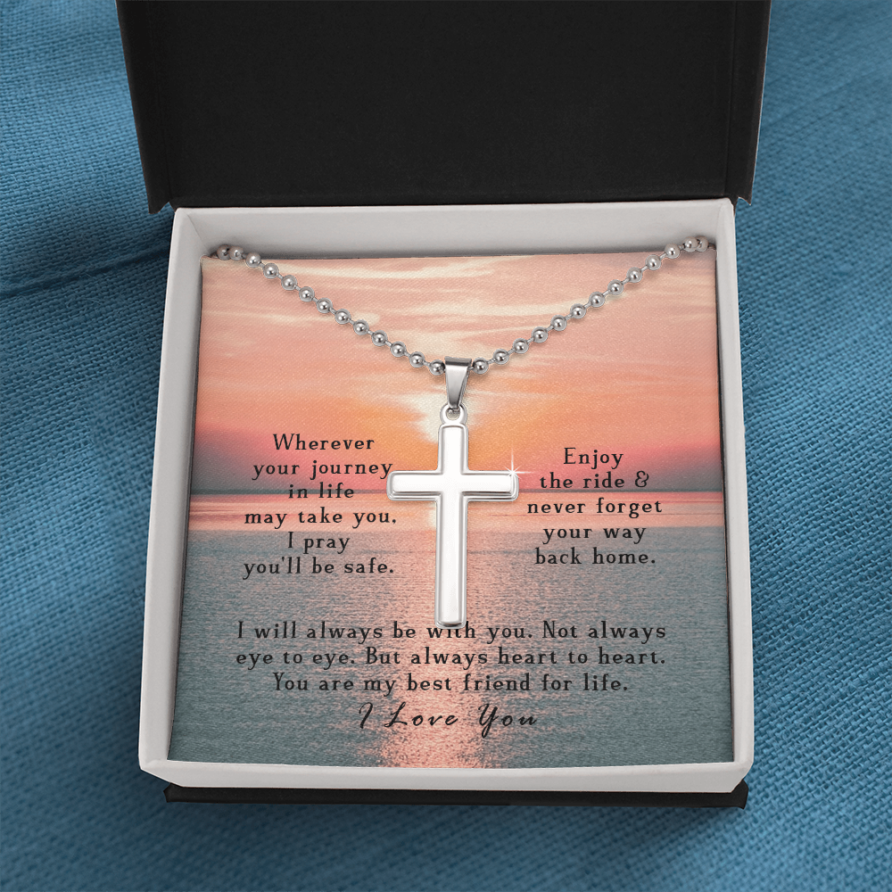 Artisan Cross Necklace — Faith Gift for Someone Special