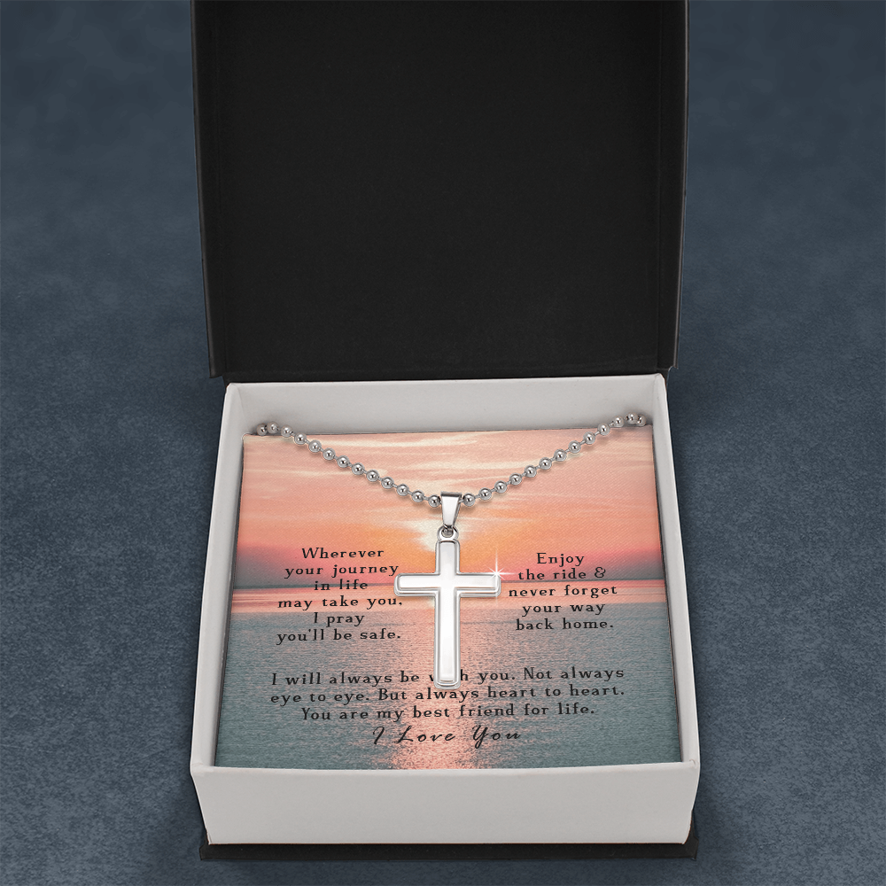 Artisan Cross Necklace — Faith Gift for Someone Special