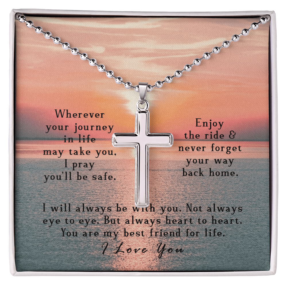 Artisan Cross Necklace — Faith Gift for Someone Special