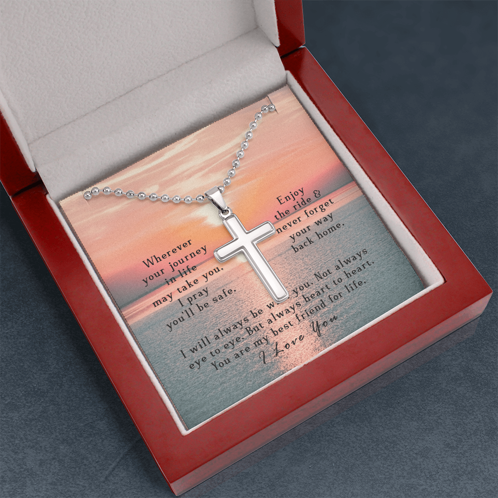 Artisan Cross Necklace — Faith Gift for Someone Special