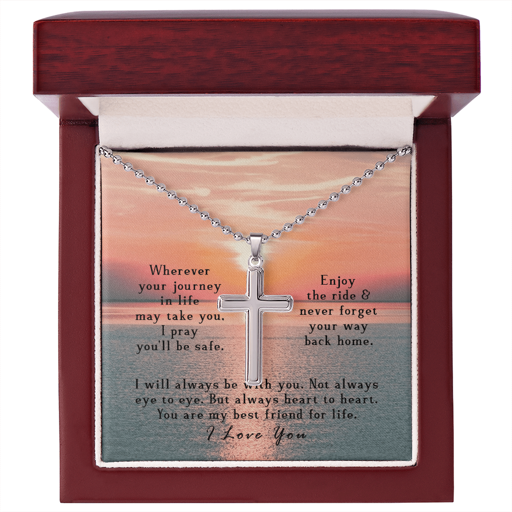 Artisan Cross Necklace — Faith Gift for Someone Special
