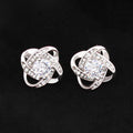 Love Knot Stud Earrings — Gift for Her