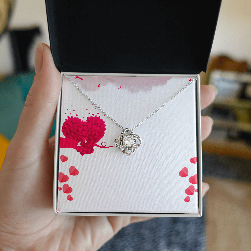 Collar nudo de amor — Regalo para esposa o novia