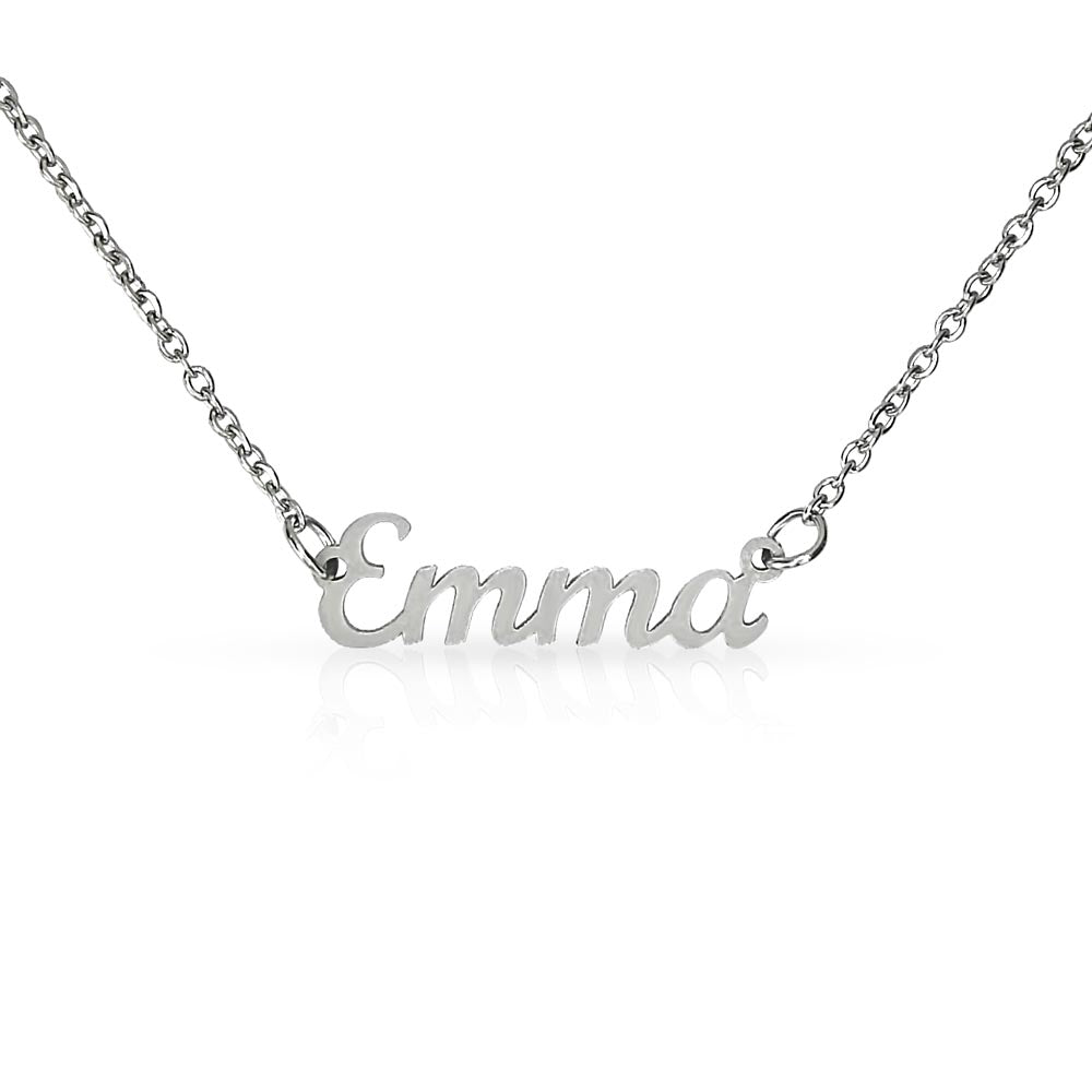 Classic Name Necklace — Personalized Birthday Gift
