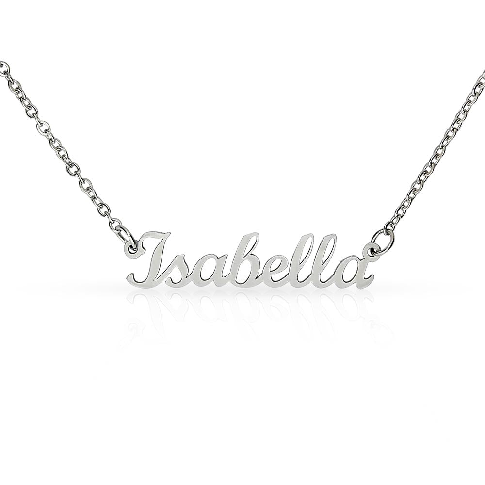 Classic Name Necklace — Personalized Birthday Gift