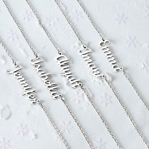 Classic Name Necklace — Personalized Birthday Gift