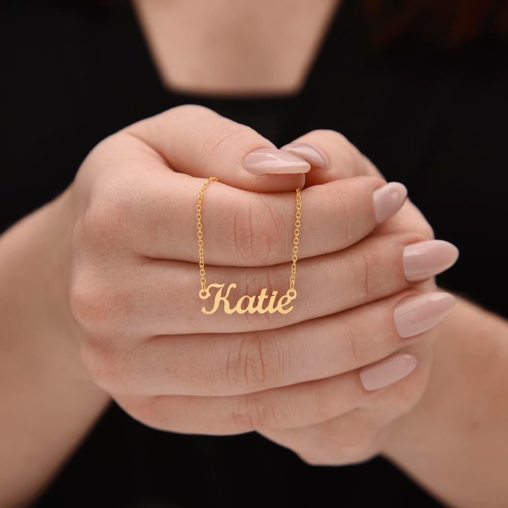 Classic Name Necklace — Personalized Birthday Gift