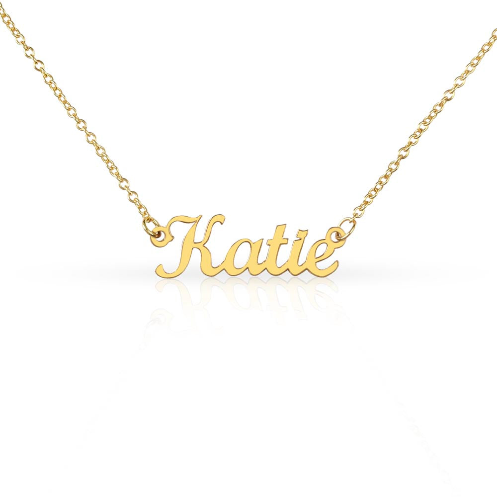 Classic Name Necklace — Personalized Birthday Gift