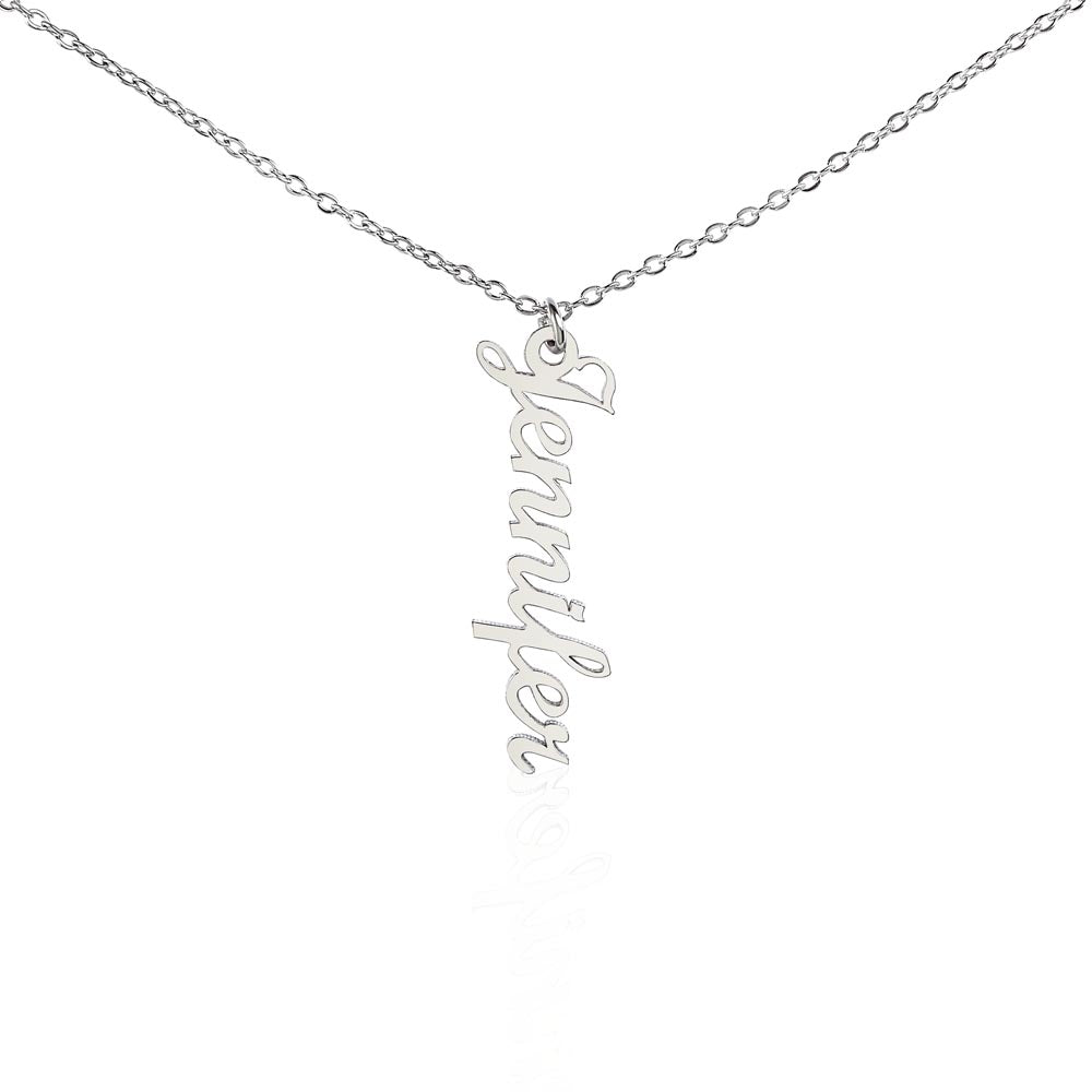 Vertical Name Necklace — Personalized with up to 4 Names