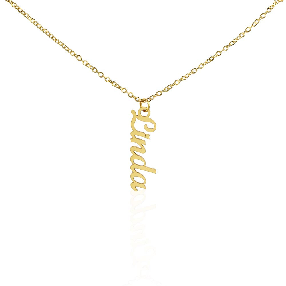 Vertical Name Necklace — Personalized with up to 4 Names